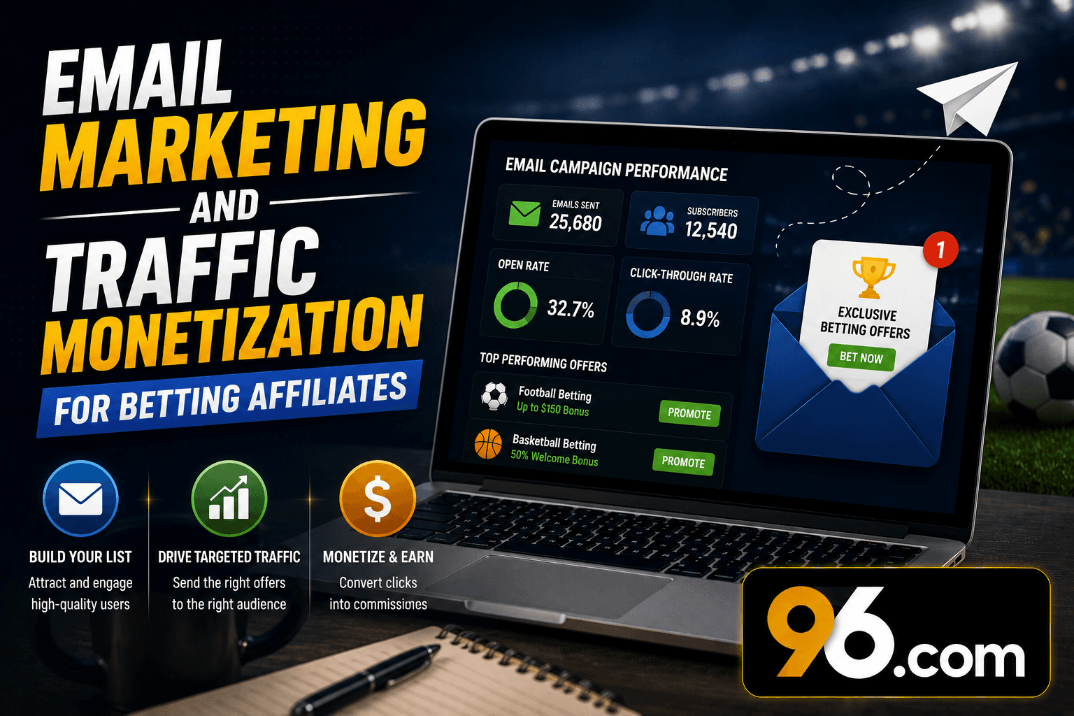 Email Marketing and Traffic Monetization for Betting Affiliates