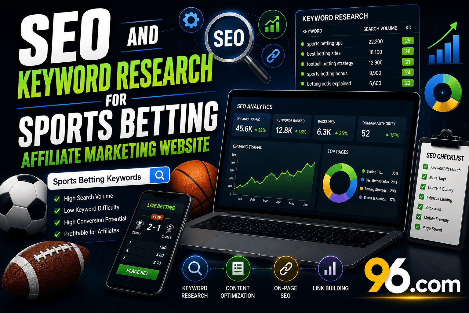 SEO and Keyword Research for Sports Betting Affiliate Marketing Websites